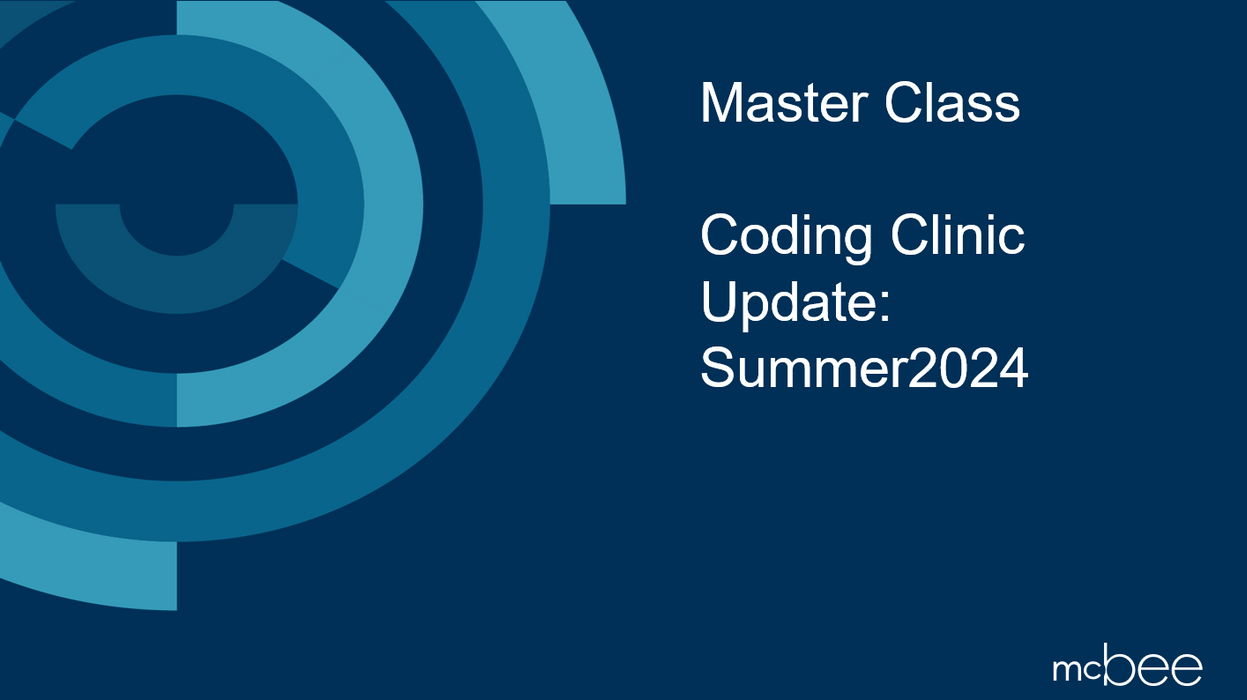 Coding Clinic Update: Summer 2024