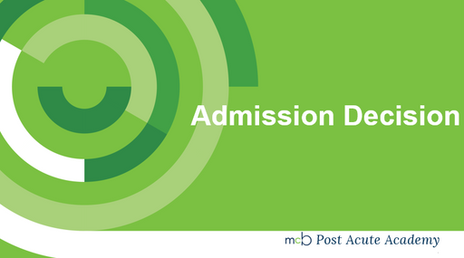 Case Managment-Admission Decision